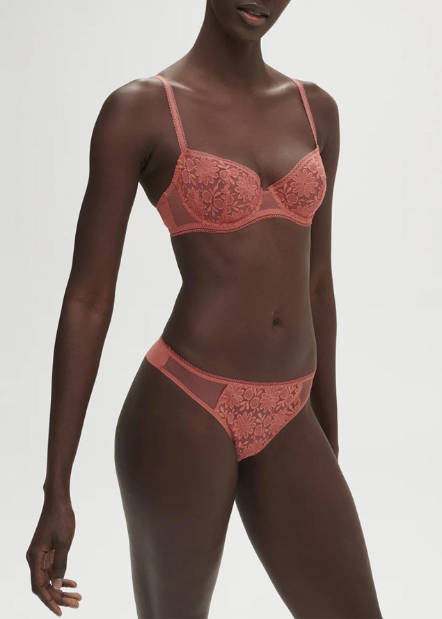 Soutien-gorge corbeille Simone Prle Rose Texas